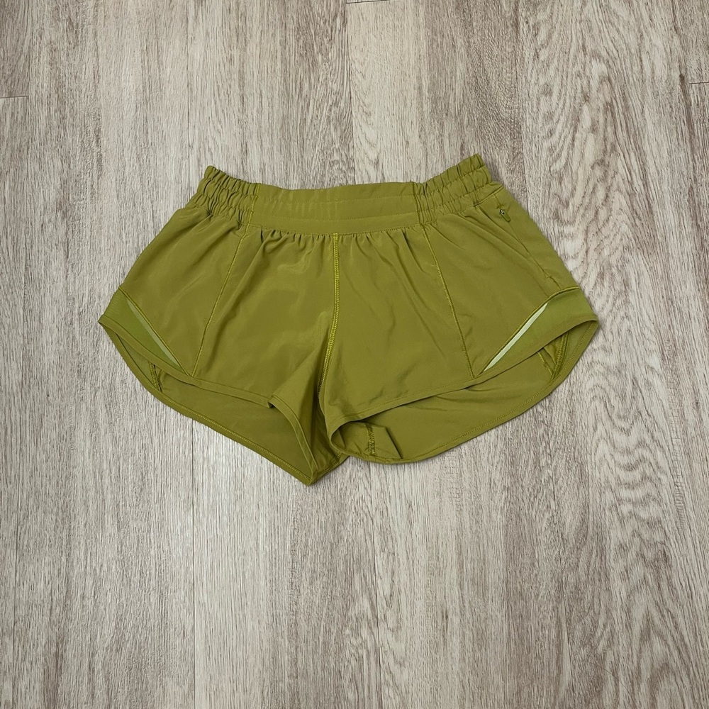 lululemon athletica Olive Green Women's Running Shorts